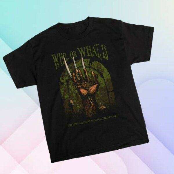 Heroesvillains Store Merch Marvel Zombies Wolverine’s Hand Tee
