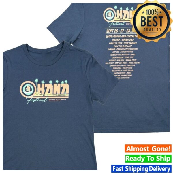 Tsurt Store Merch Ohana Festival 70S Surf Women’s Tee