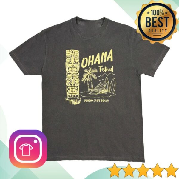 Tsurt Store Merch Ohana Festival Lounge Tee