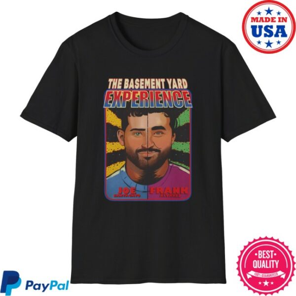 Legit Merchandise Store Merch Basement Yard Split Face Experience Unisex Softstyle T-Shirt
