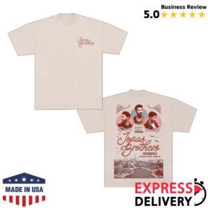 Jonas Brothers Shop Merch Greetings From Your Hometown Omaha Ne Tee