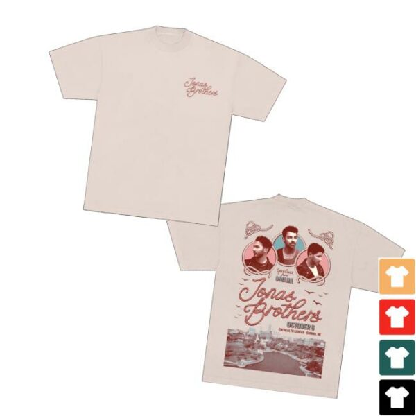 Jonas Brothers Shop Merch Greetings From Your Hometown Omaha Ne Tee