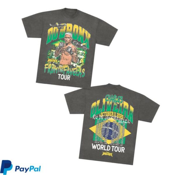 Fullviolence Merch Store From The Favelas Tour Premium Tee