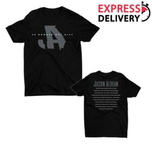 Jason Aldean Store Merch 30 Number One Hits Tee