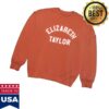 kenny Elizabeth Taylor Store Merch Limited Edition Elizabeth Taylor Showgirl Crewneck Sweatshirtv