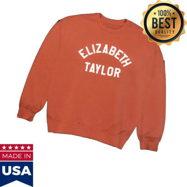 Elizabeth Taylor Store Merch Limited Edition Elizabeth Taylor Showgirl Crewneck Sweatshirt
