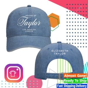 Elizabeth Taylor Store Merch House Of Taylor Denim Hat