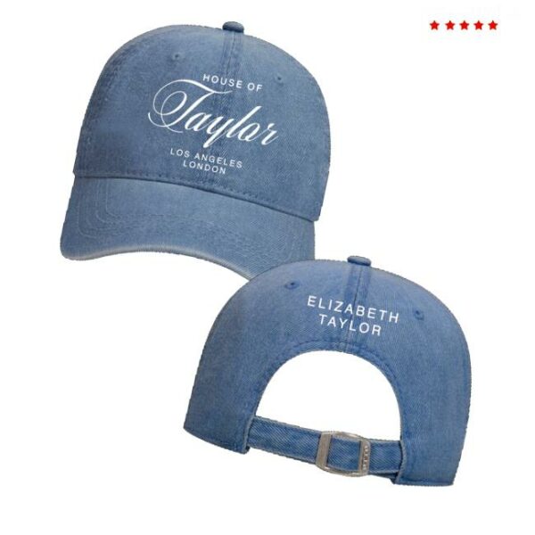 Elizabeth Taylor Store Merch House Of Taylor Denim Hat