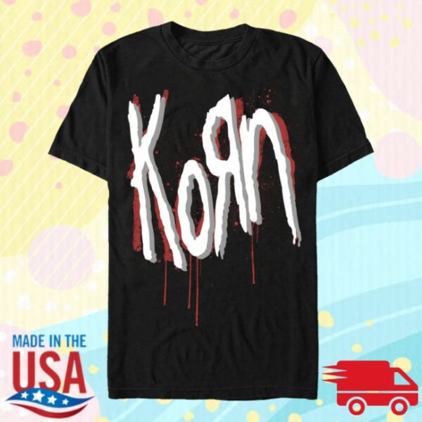 Afm Records Store Merch Korn Dripping Logo T-Shirt