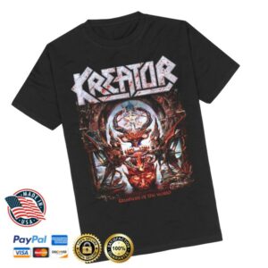 Afm Records Store Merch Kreator Krushers Of The World Album Cover T-Shirt