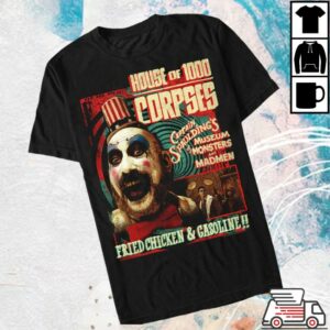 Afm Records Store Merch House Of 1000 Corpses Captain Spaulding Museum T-Shirt