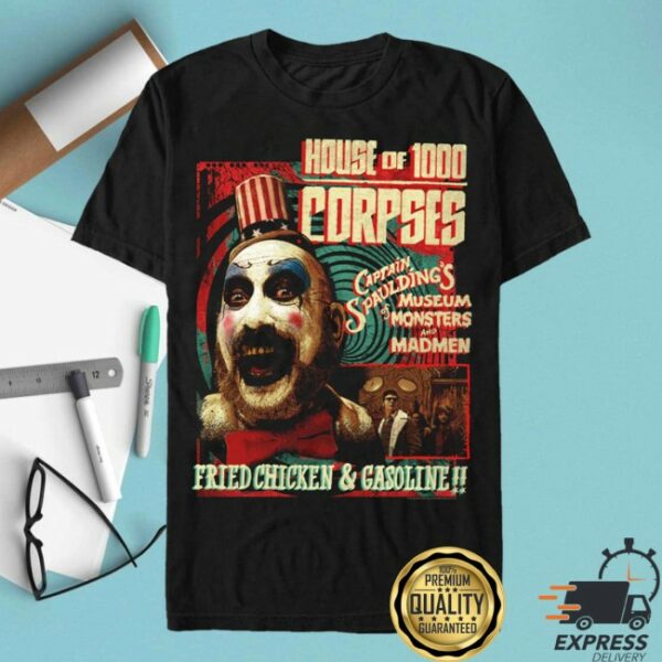 Afm Records Store Merch House Of 1000 Corpses Captain Spaulding Museum T-Shirt