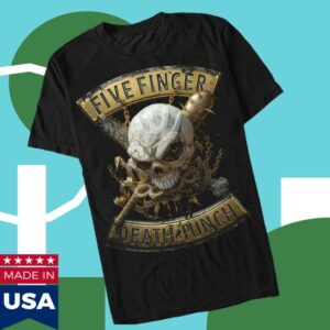 Afm Records Store Merch Five Finger Death Punch Golden Horde T-Shirt