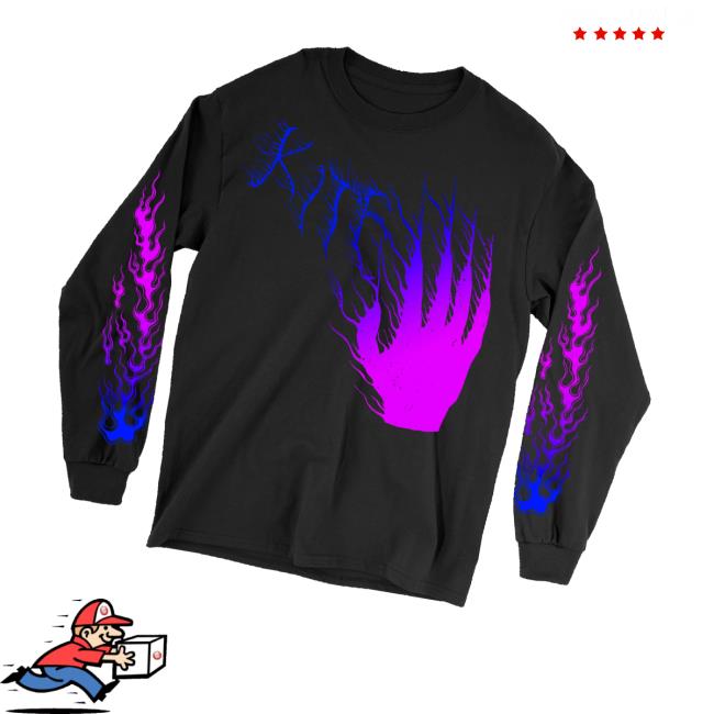 Kitehq Merch Store Blue Flames By Robert Hurula Long Sleeve Kitehq Merch Store Blue Flames By Robert Hurula Long Sleeve