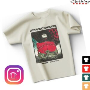 Lady Gaga Store Merch Cream Singapore T-Shirt