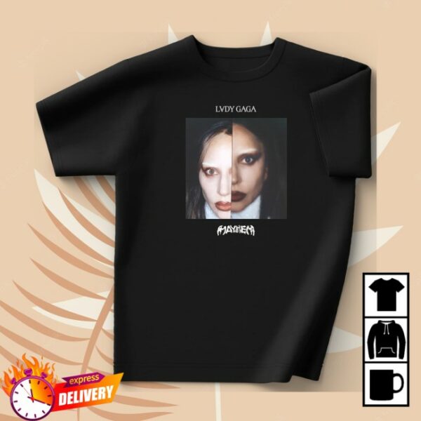 Lady Gaga Store Merch Dual Photo T-Shirt