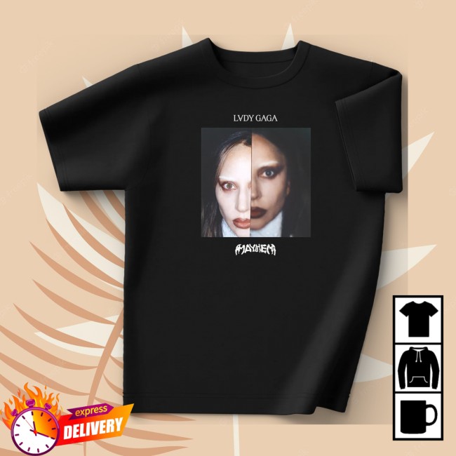 Lady Gaga Store Merch Dual Photo T-Shirt Lady Gaga Store Merch Dual Photo T-Shirt