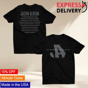 Jason Aldean Merch Store 30 Number One Hits Tee