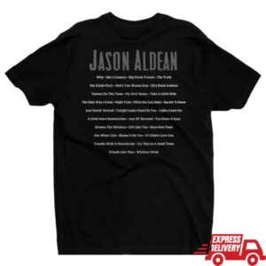Jason Aldean Store Merch 30 Number One Hits Tee