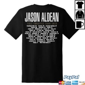Jason Aldean Store Merch Full Throttle Tour Tee