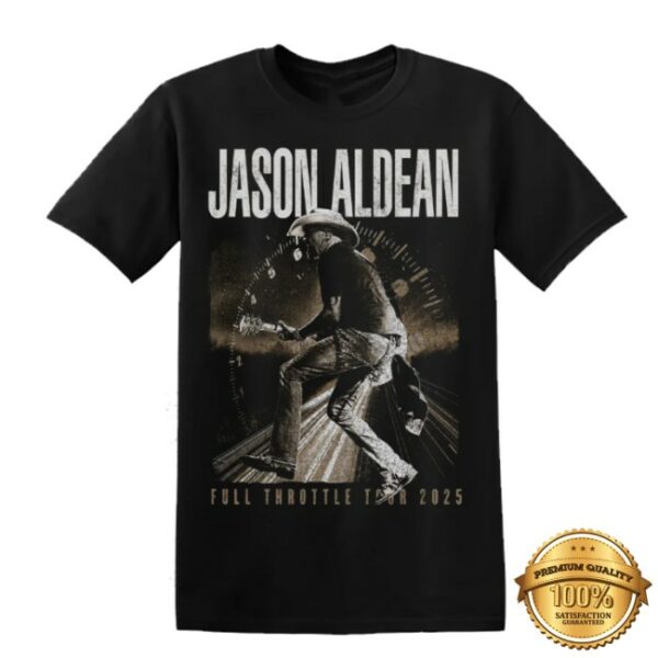 Jason Aldean Store Merch Full Throttle Tour Tee