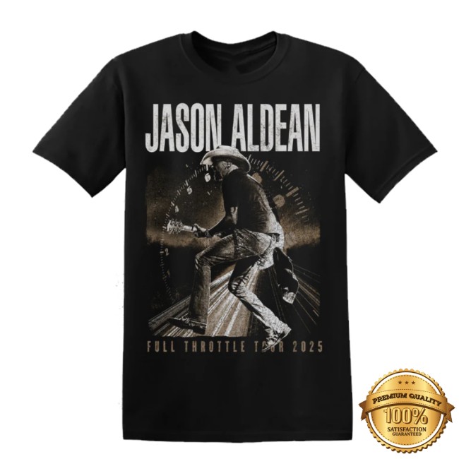 Jason Aldean Store Merch Full Throttle Tour Tee Jason Aldean Store Merch Full Throttle Tour Tee
