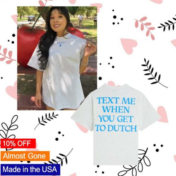 Lonely Ghost Merch Store Lg X Dutch Bros Text Me When You Get To Dutch Essential Tee