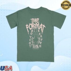 Hello Merch Store The Format Metal Light Green T-Shirt Hello Merch Store The Format Metal Light Green T-Shirt