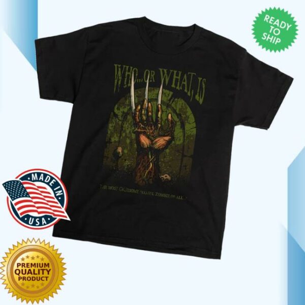 Heroesvillains Merch Store Marvel Zombies Wolverine’s Hand Tee