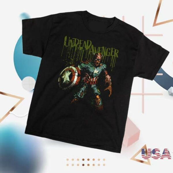 Heroesvillains Merch Store Marvel Zombies Captain America Undead Avenger Tee
