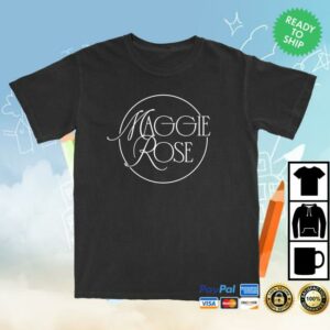 Maggie Rose Merch Store Black Logo Tee