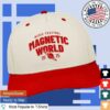 kenny Magnetic World Merch Store Magnetic World Baseball Cap White Reda
