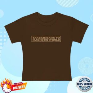 Magnetic World Merch Store Magnetic World Cropped Tops Brown