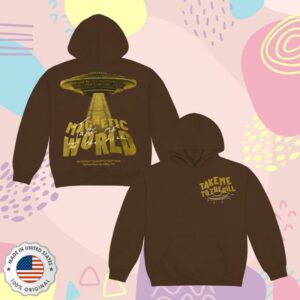 Magnetic World Merch Store Magnetic World Hoodie Brown