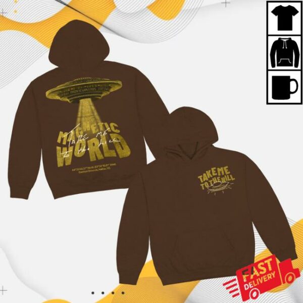 Magnetic World Merch Store Magnetic World Hoodie Brown