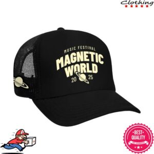 Magnetic World Merch Store Magnetic World Trucker Hat Black
