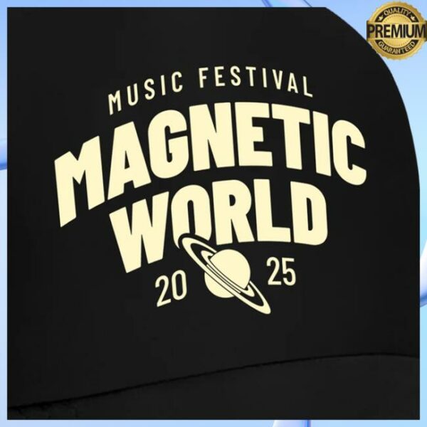 Magnetic World Merch Store Magnetic World Trucker Hat Black