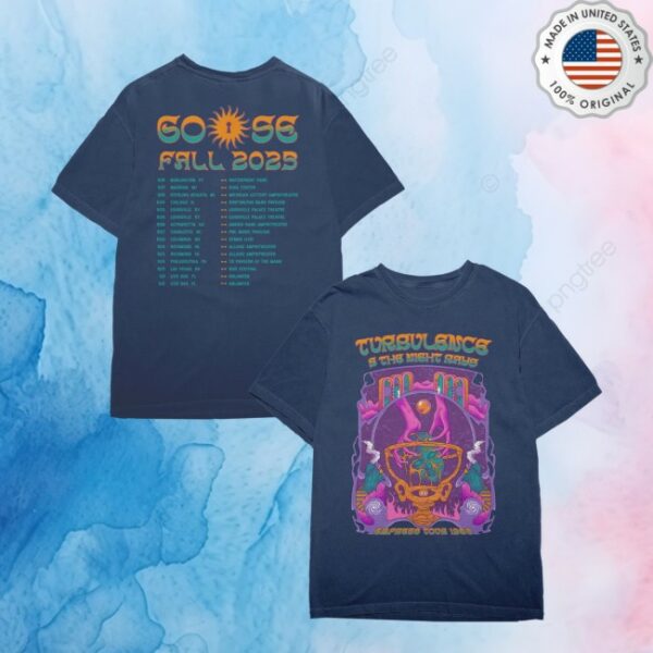 Goose Store Merch Turbulence Tour Fall 2025 Tee