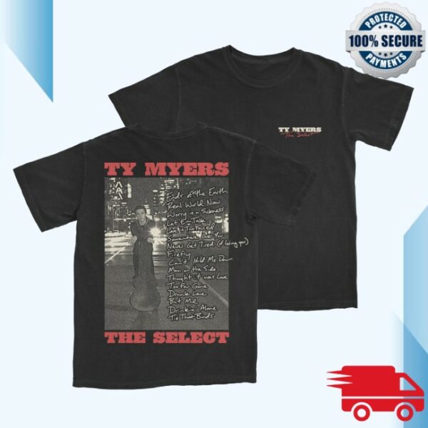 Ty Myers Store Merch The Select Album Tee