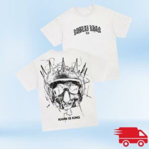 Rise Records Merch Store Kublai Khan Tx Khan Is King White T-Shirt