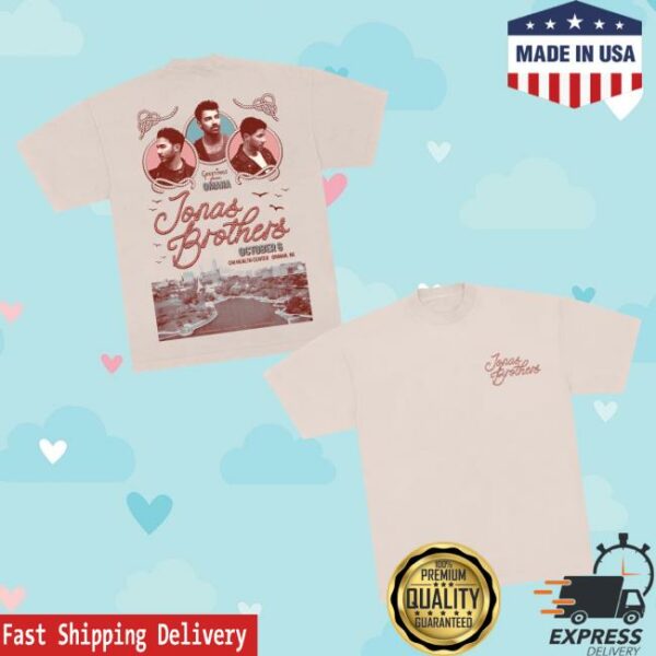 Jonas Brothers Merch Store Greetings From Your Hometown Omaha Ne Shirt