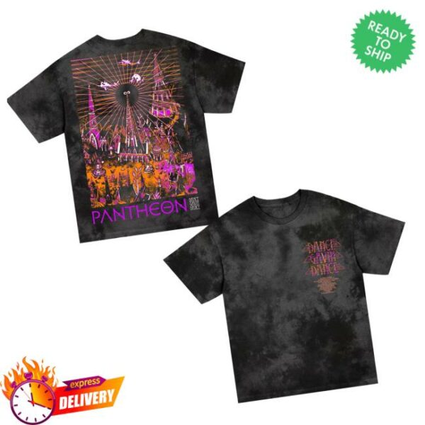 Rise Records Merch Store Dance Gavin Dance Pantheon Crystal Black T-Shirt