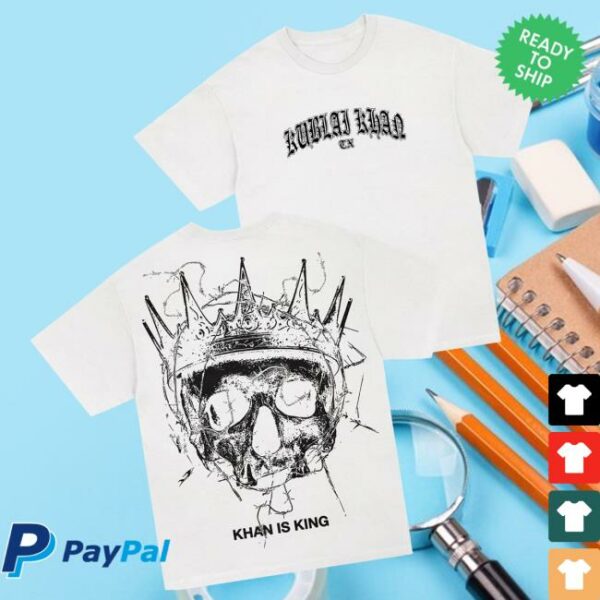 Rise Records Store Merch Kublai Khan Tx Khan Is King White T-Shirt