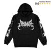 kenny wage war store merch bull skull hoodie black