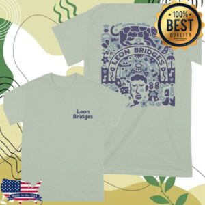 Leon Bridges Shop Store Merch Abstract Leon T-Shirt
