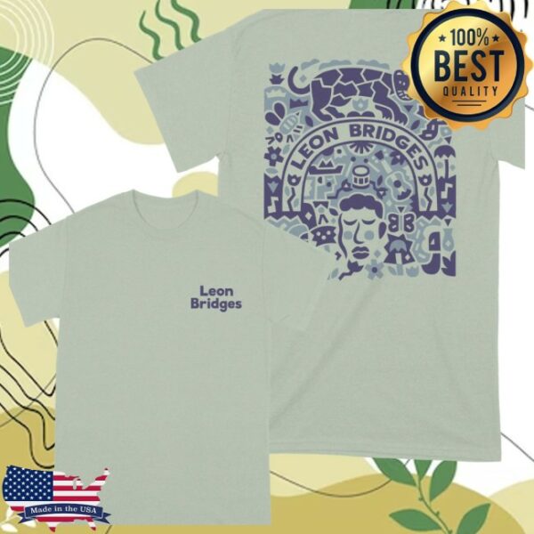 Leon Bridges Shop Store Merch Abstract Leon T-Shirt