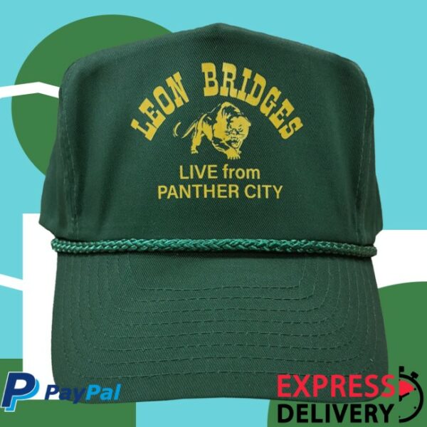Leon Bridges Shop Store Merch Live From Panther City Trucker Hat