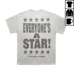 5 Seconds Of Summer Official Store Merch Everyone’s A Star Shirt