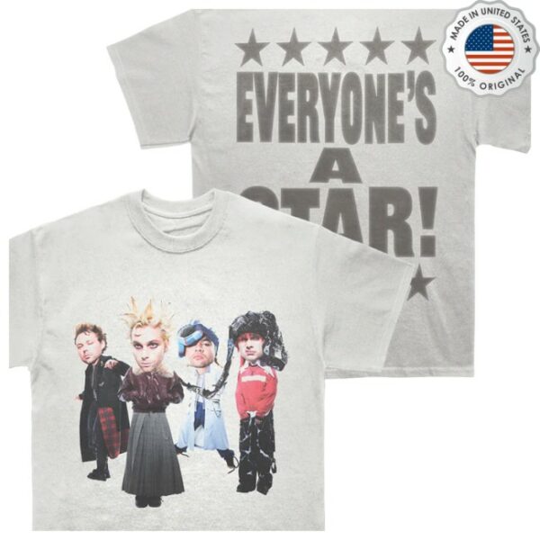 5 Seconds Of Summer Official Store Merch Everyone’s A Star Shirt