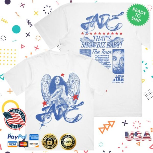 Jade Official Store Merch That’s Showbiz Baby The Tour Dateback Tee